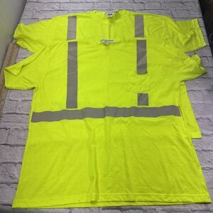 Radians Safety Shirt Type R Class 2 Short Sleeve Reflective 4XL Scotchlite 2‎ pc
